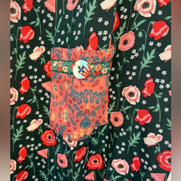 435 by Matilda Jane Floral Flowy Top Girl Size 12 NWT - Picture 3 of 8